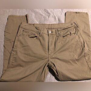 Levi’s 514 Men’s Khaki Jeans - 36x30 - Zip Fly - Like New